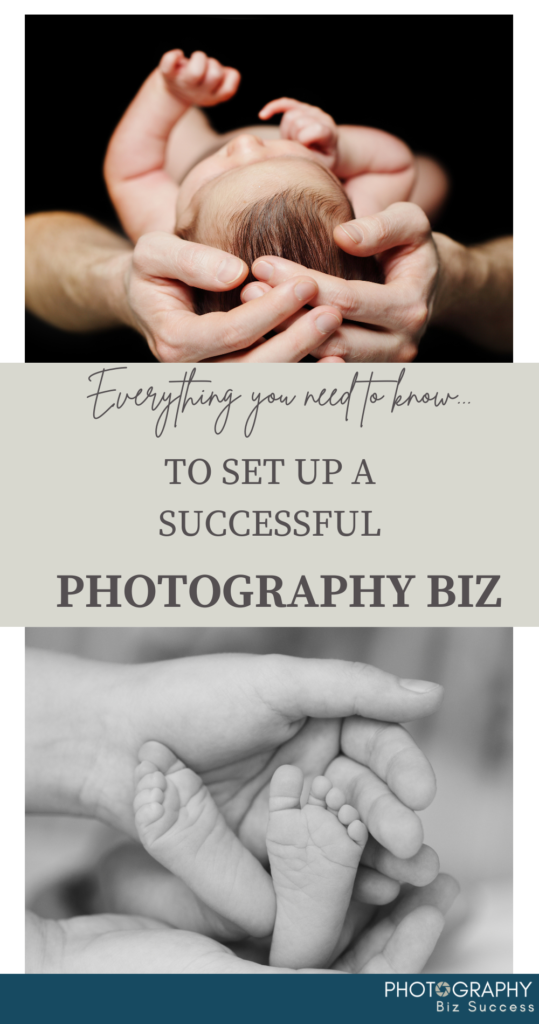 2 photos of a newborn baby, one with a parent holding it's head, then second cupping it's tidy feet. 