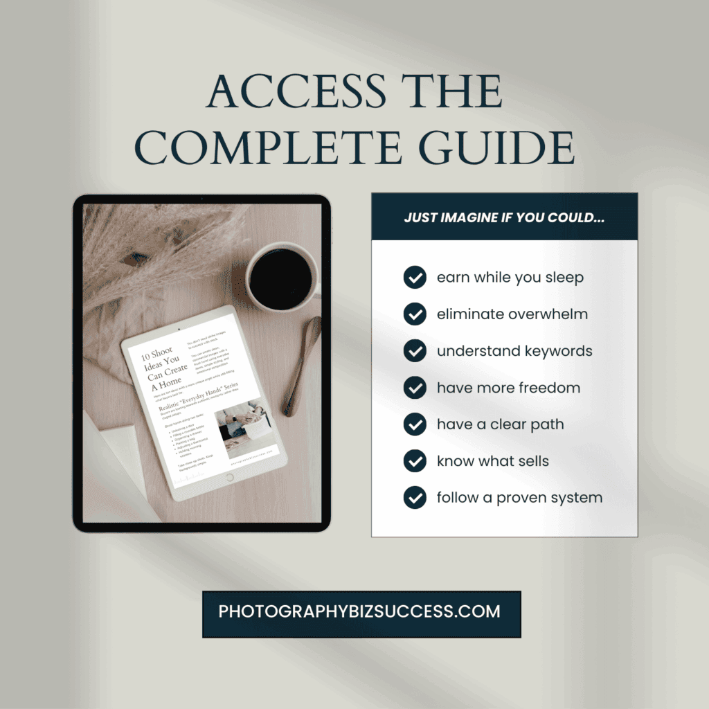 Access the complete stock photography guide with checklist of benefits