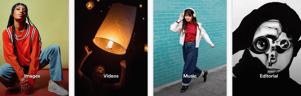 Sample of photos in the Shutterstock library, showing how Shutterstock works for photographers.